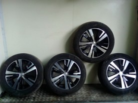 4 ALLOY WHEELS PEUGEOT 3008...